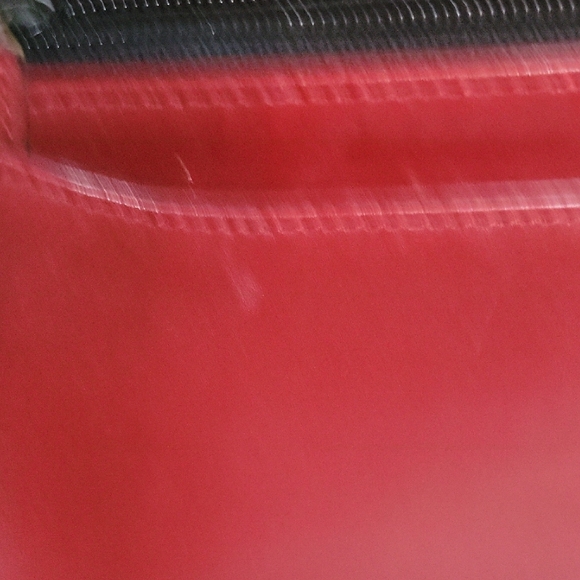 Kenneth Cole Reaction Red Shoulder Bag | Bold & Sleek Everyday Style - Picture 11 of 12